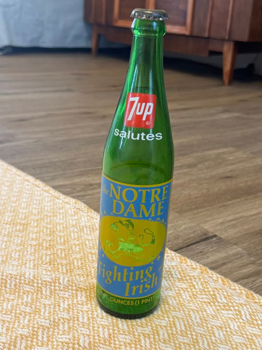 Notre Dame Coca-Cola/Sprite commemorative bottle